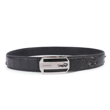 Men's Belt Siamese Crocodile Skin Genuine Leather Unjointed Casual Men's Belt 
