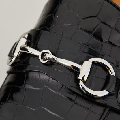 Crocodile Belly Skin Genuine Leather Men's Leather Shoes Rubber Sole Moccasins Fashion Casual Business Shoes 