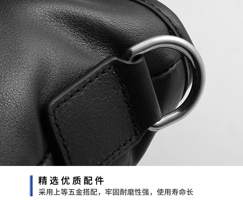 Men's Handbag Genuine Cowhide Leather Handbag Computer Bag Men's Business Briefcase 