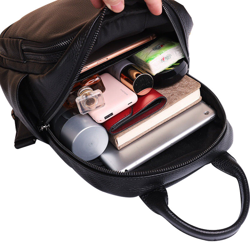 Large Capacity Women's Rucksack Shoulder Bag Fashionable Simple Women's Bag