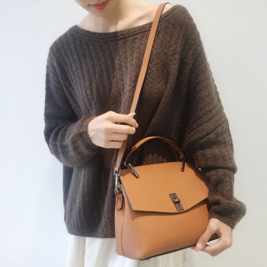 One Shoulder Crossbody Bag Handbag Stylish Genuine Leather Women's Bag Shoulder Bag