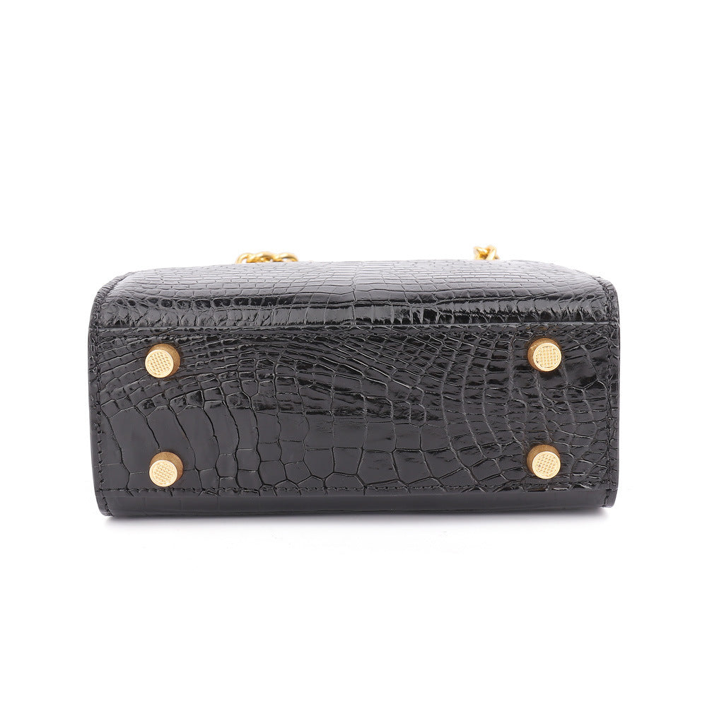 Genuine leather bag ladies casual crossbody bag fashion shoulder bag that goes with everything