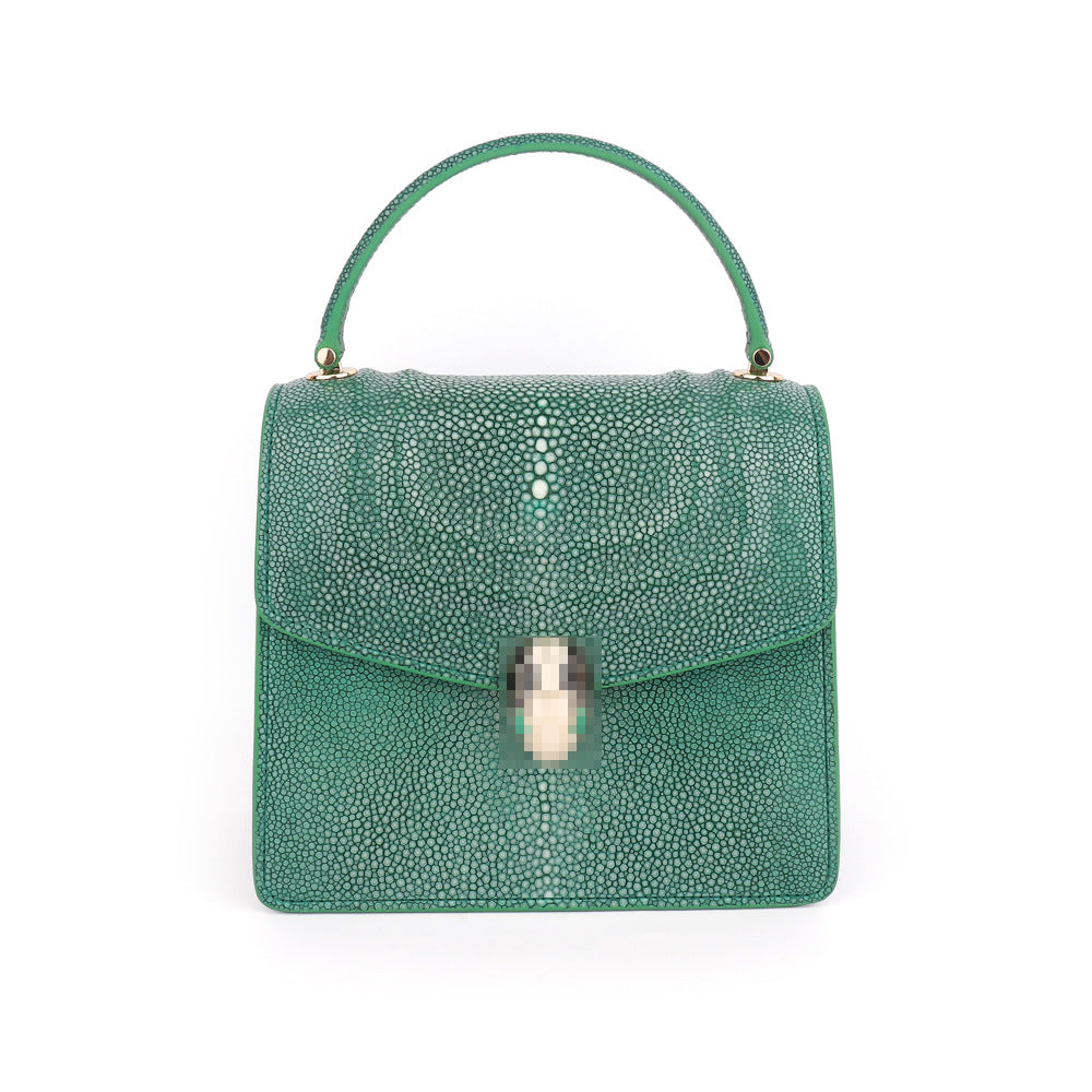stingray leather bag trend casual ladies bag genuine leather shoulder bag handbag kelly bag