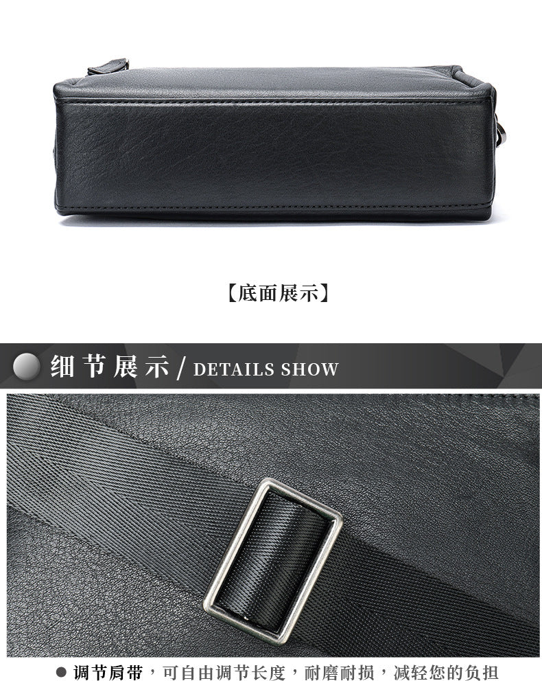 Men's Shoulder Bag Made of Genuine Cowhide Leather High Quality Men's Crossbody Bag Handbag 