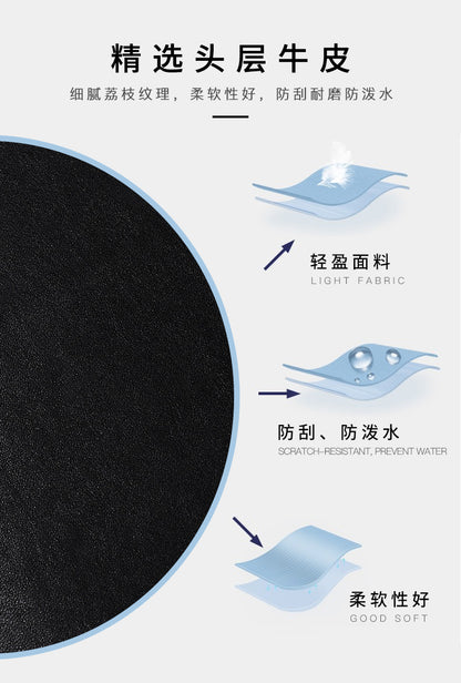 Men's handbag, genuine cowhide leather handbag, computer bag, high quality business briefcase 