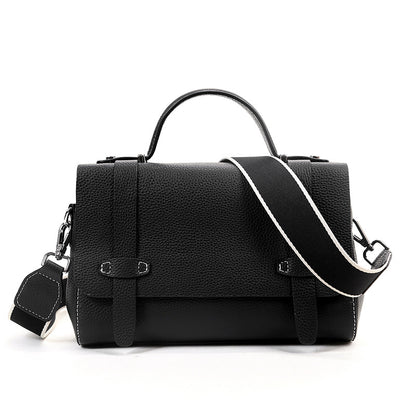 Women's Handbag Shoulder Bag Alternative Shoulder Bag Large Capacity Bag Genuine Leather String Tape
