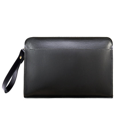 Men's Clutch Bag Cow Leather Crazy Horse Vintage Men's Handbag 