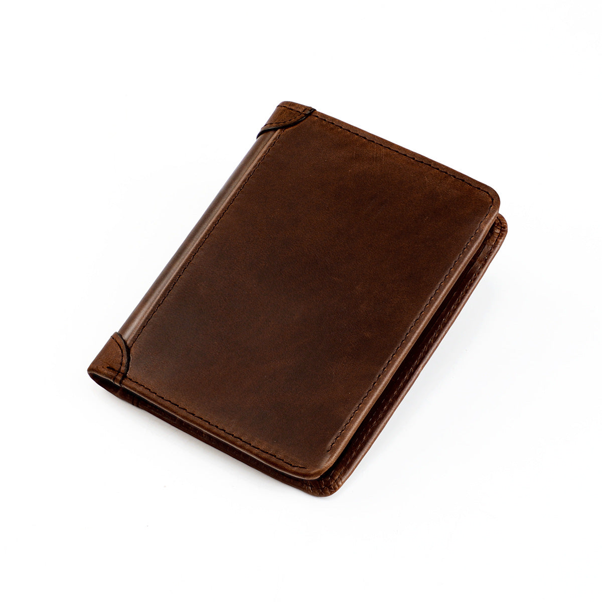 Men's wallet genuine cowhide leather RFID anti-theft brush large capacity multi-functional men's wallet 
