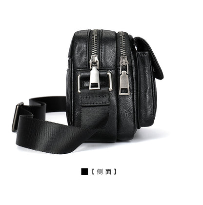 Men's Shoulder Bag Made of Genuine Cowhide Leather Casual Fashion Men's Crossbody Bag 