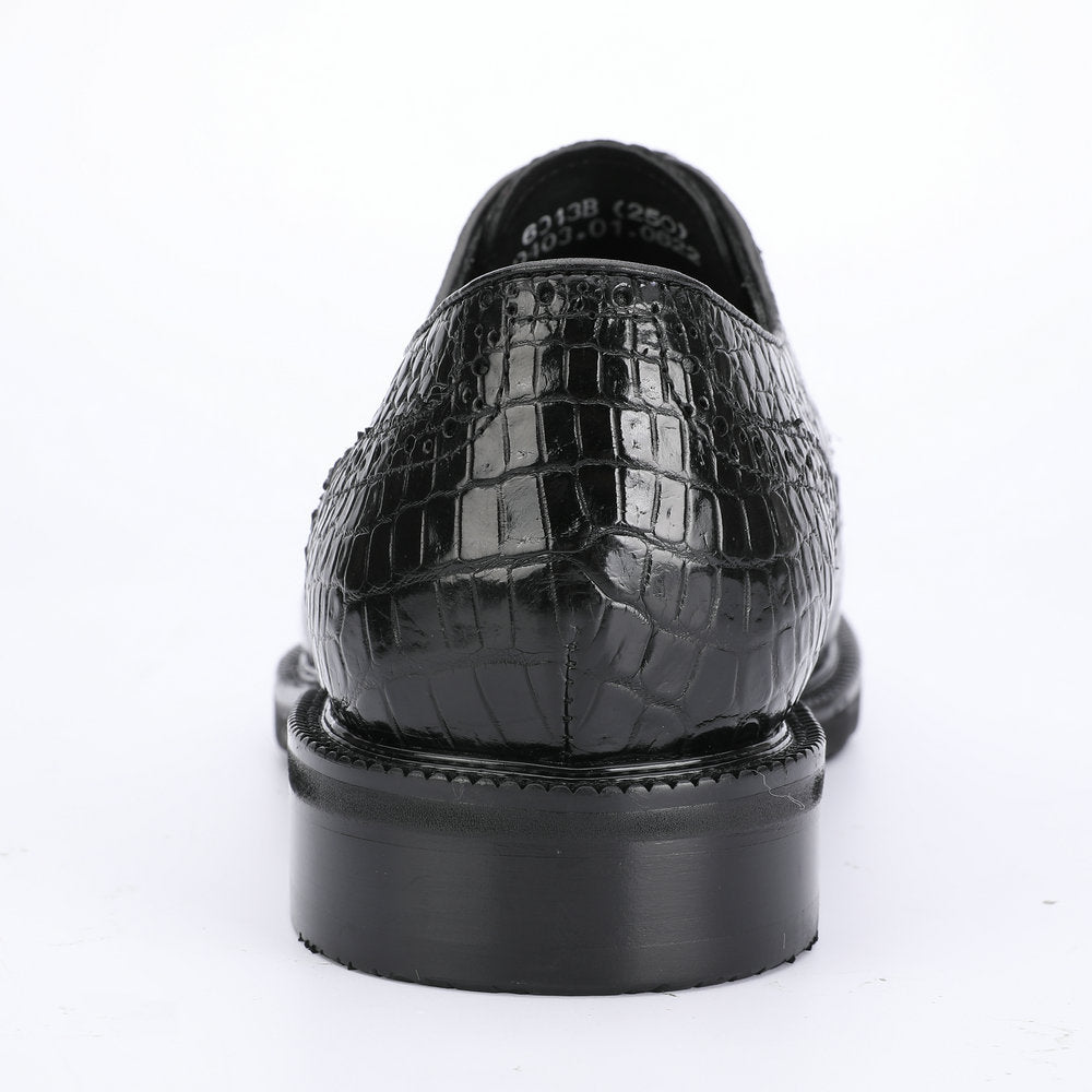 New Men's Leather Shoes Crocodile Belly Skin Genuine Leather Breathable Business Suit Shoes 
