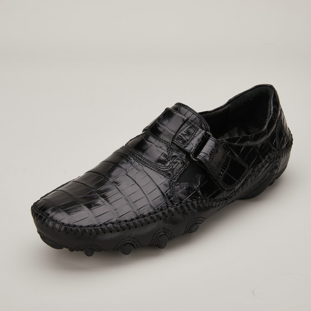 New Crocodile Belly Skin Men's Shoes Genuine Leather Moccasins Men's Leather Shoes 