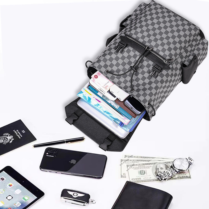 Men's backpack fashion large capacity computer bag travel bag backpack 