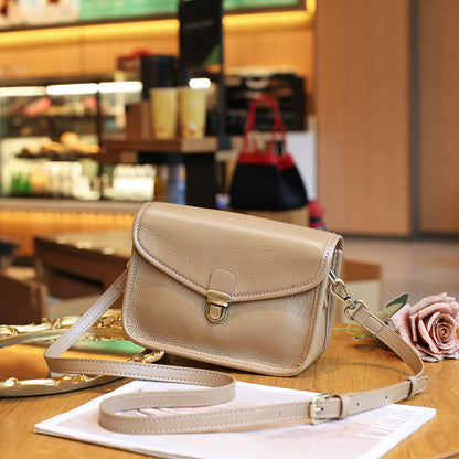 Large Capacity Genuine Leather Women's Bag Luxury Cowhide Shoulder Bag Messenger Bag Goes with Anything