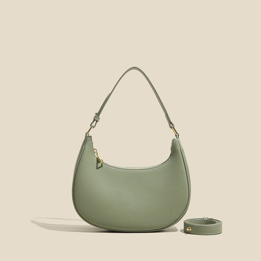Genuine Leather Fashionable Women Bag Casual Retro Ladies Shoulder Bag Underarm Bag