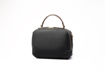 Cowhide women's handbag small square bag crossbody bag luxury simple shoulder bag goes with anything