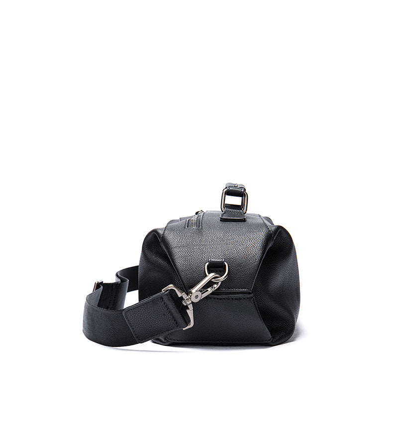 Men's Shoulder Bag Genuine Cowhide Leather Fashion Vintage Crossbody Bag for Men 