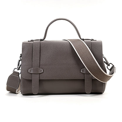 Women's Handbag Shoulder Bag Alternative Shoulder Bag Large Capacity Bag Genuine Leather String Tape