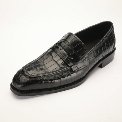 Crocodile Skin Men's Leather Shoes Genuine Leather Anti-Slip Business Suit Formal Men's Shoes 