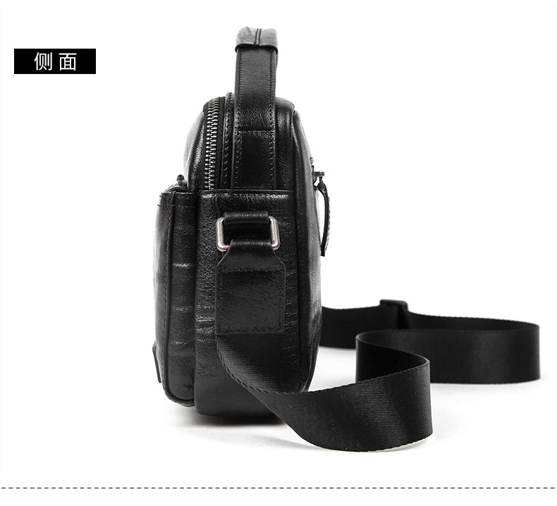 Men's shoulder bag, genuine cowhide leather, business commuting handbag, handbag, crossbody bag for men 