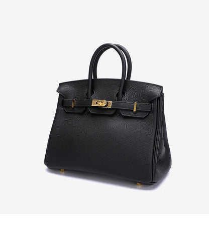 Women's Bag Leather Tote Bag Genuine Leather Bag Hand Sewn Waxed Thread Handbag