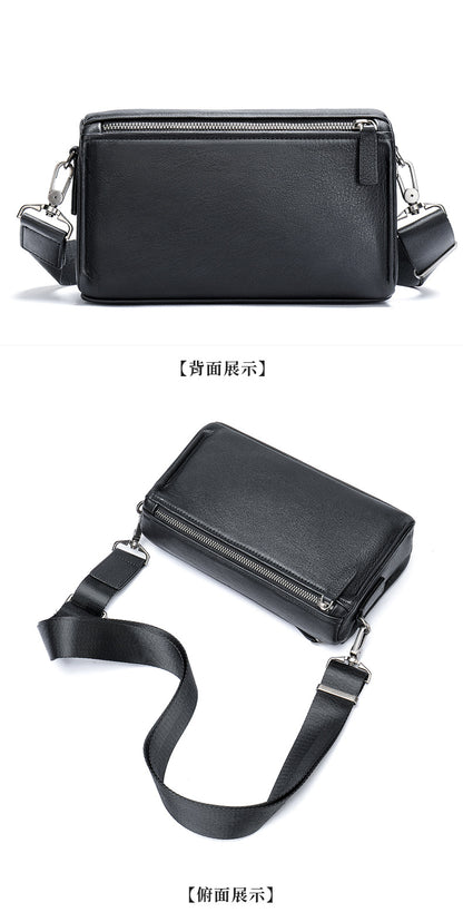 Men's Shoulder Bag Made of Genuine Cowhide Leather High Quality Men's Crossbody Bag Handbag 