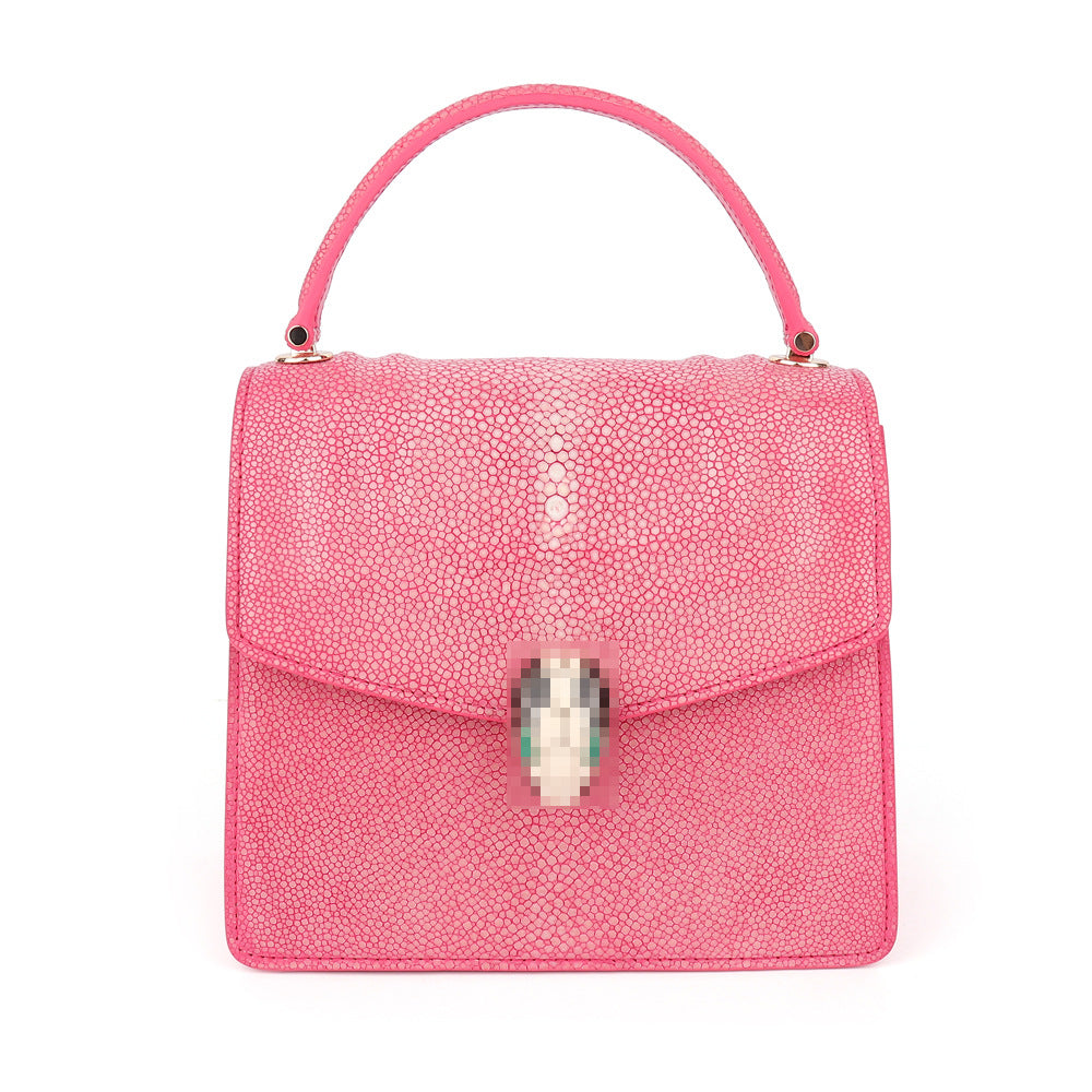 stingray leather bag trend casual ladies bag genuine leather shoulder bag handbag kelly bag