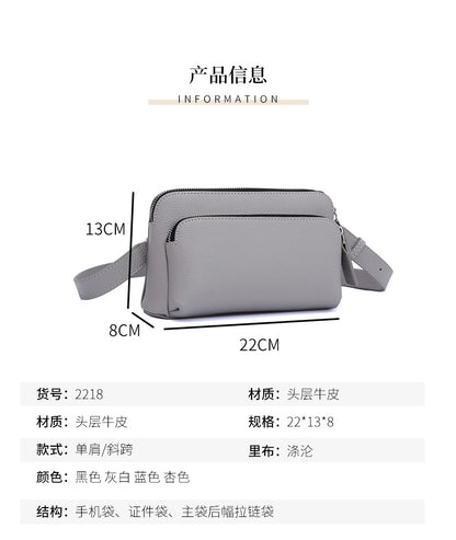 Shoulder bags, crossbody bags, women's body bags, genuine leather women's bags, go with anything