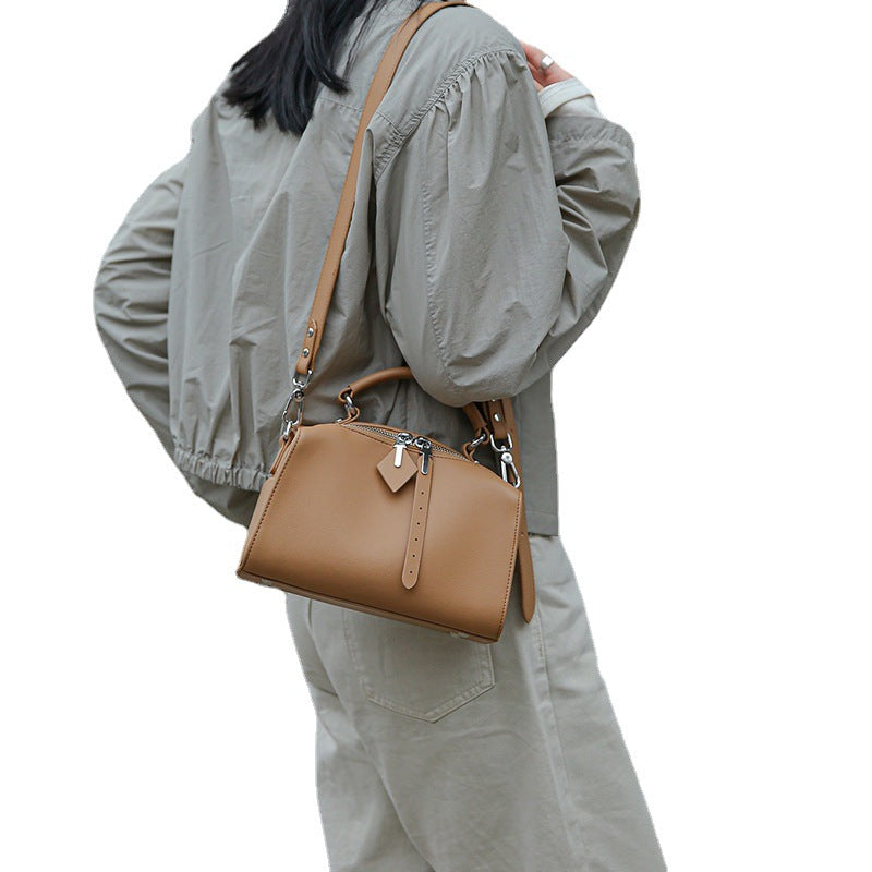 Genuine leather women's handbag fashion accessory bag cowhide shoulder bag that goes with anything