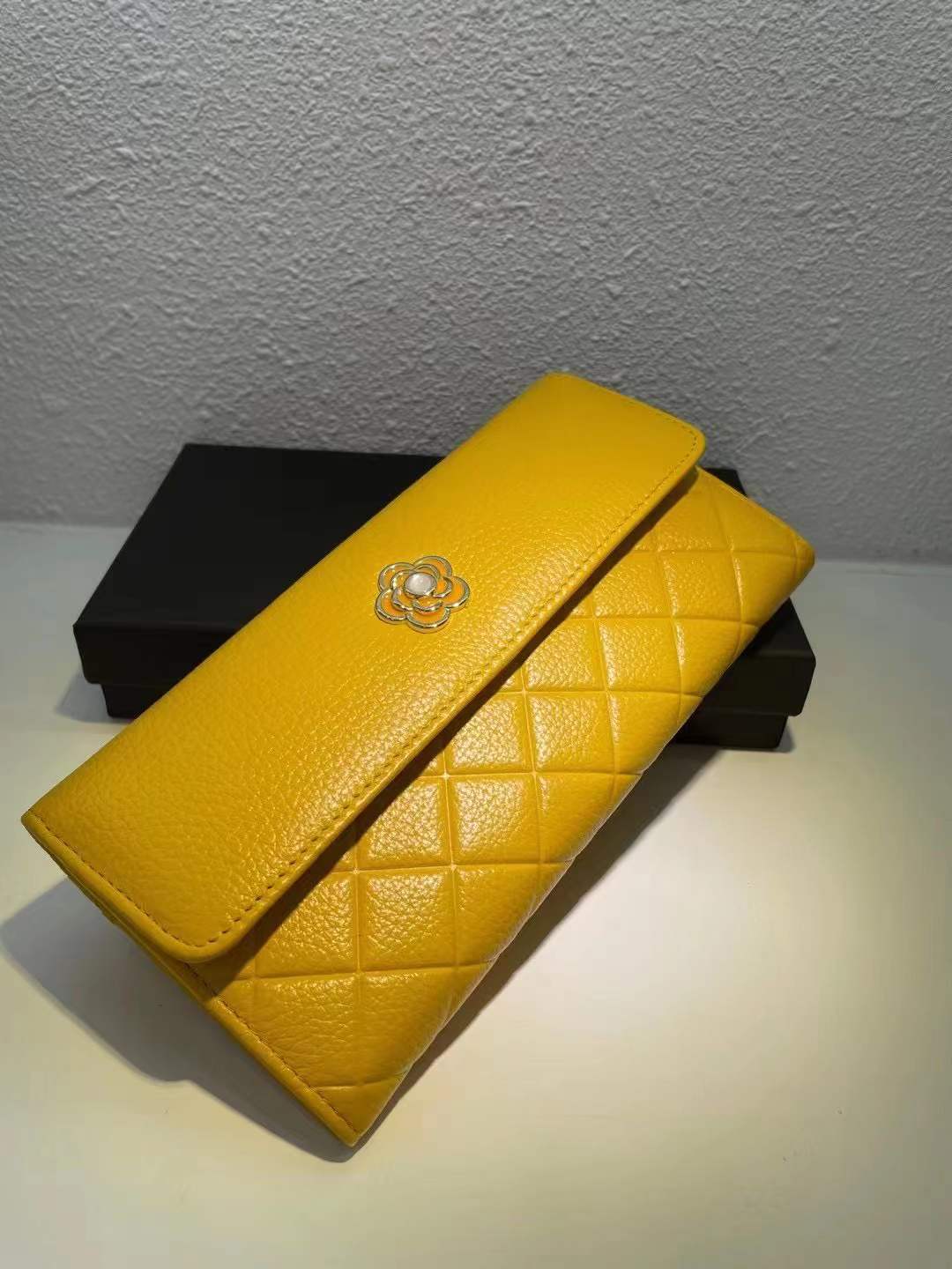 Ladies wallet cowhide clutch bag mobile pouch long wallet genuine leather wallet fashion