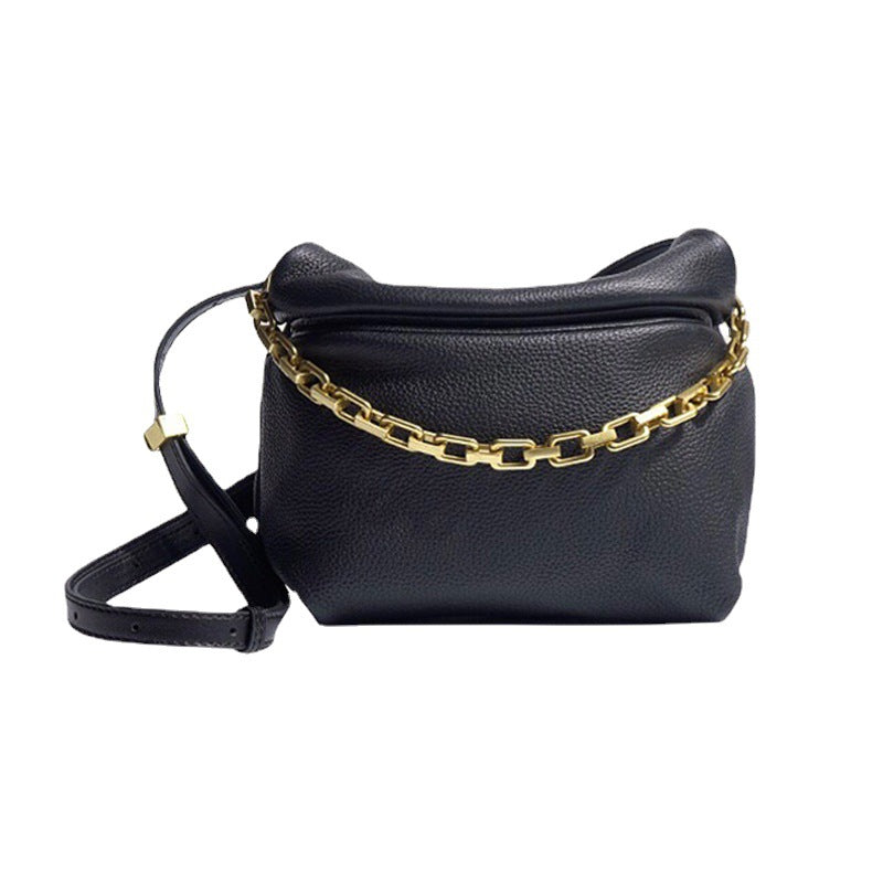 Cowhide bag women simple design chain bags shoulder bag messenger bag