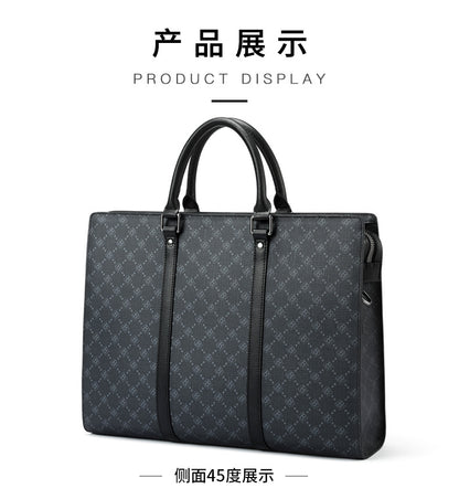 Men's Briefcase Business Business Travel Handbag Crossbody Shoulder Bag Large Capacity Travel Bag Men's Handbag 