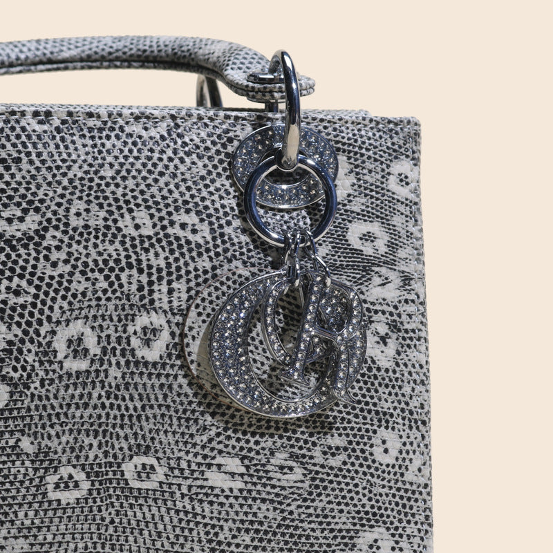 Lizard pattern luxury genuine leather women's bag leather tote bag crossbody bag 2way bag fashion