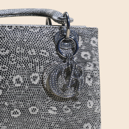 Lizard pattern luxury genuine leather women's bag leather tote bag crossbody bag 2way bag fashion
