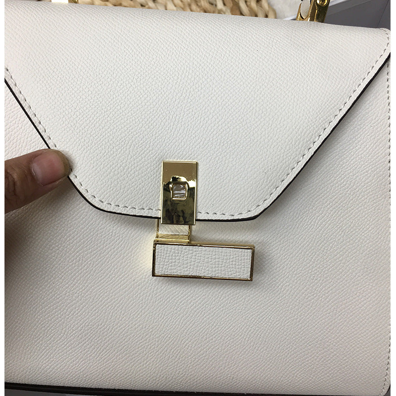 Women's handbag Genuine leather shoulder bag Crossbody bag Simple commuting OL Goes with anything
