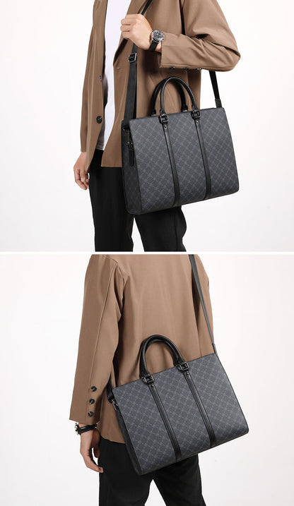 Men's Briefcase Business Business Travel Handbag Crossbody Shoulder Bag Large Capacity Travel Bag Men's Handbag 