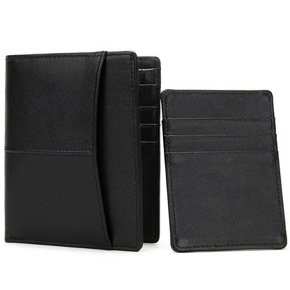 Men's Wallet Cow Leather Genuine Leather Separable Men's Wallet Card Bag 