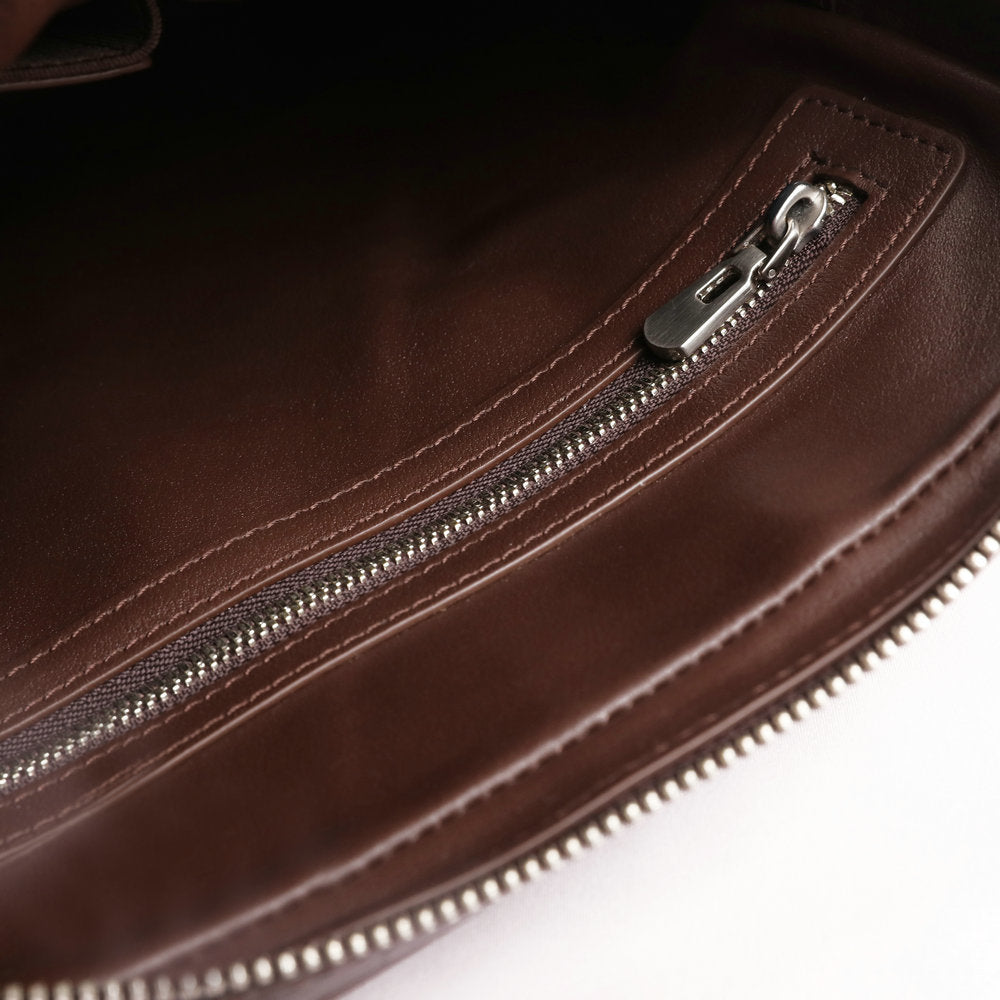 Siamese crocodile skin shoulder bag genuine leather business trip office business crossbody men's bag 