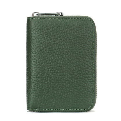 Men's wallet cowhide anti-theft brush coin purse card bag multifunctional men's wallet handbag 