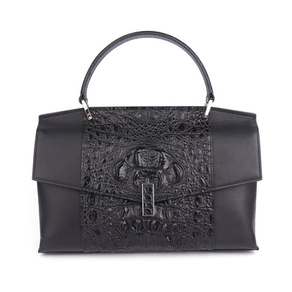 Crocodile leather bag ladies cowhide women bag casual fashion shoulder bag handbag goes with everything