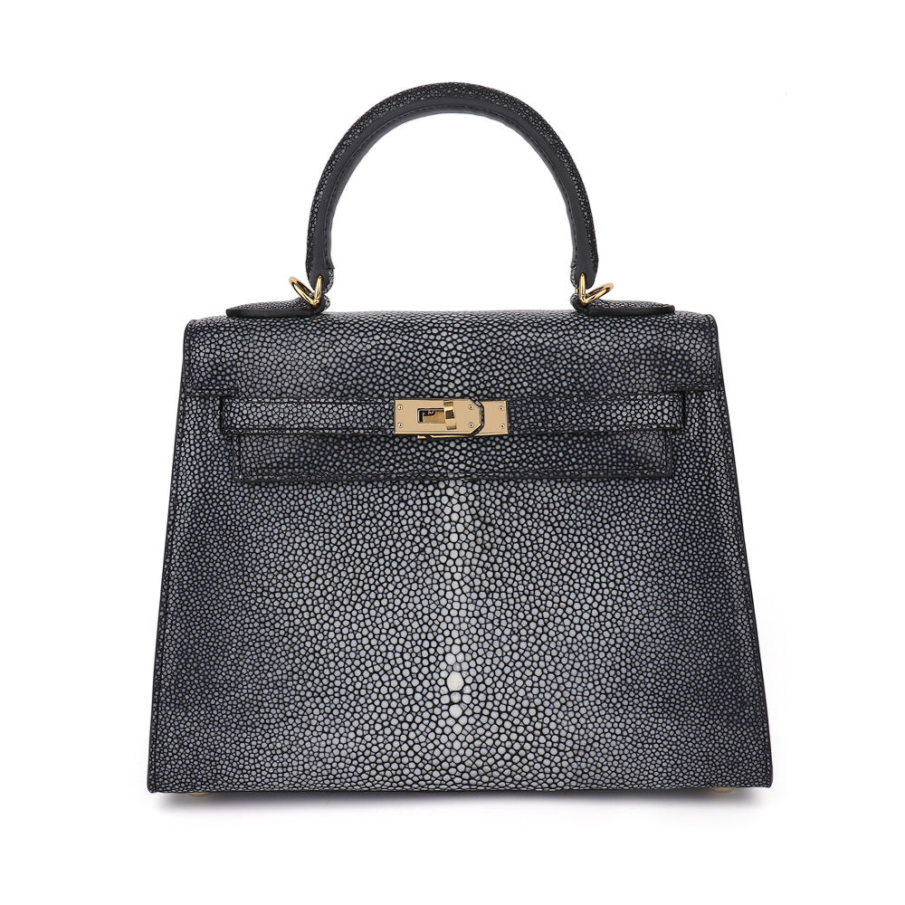 Stingray leather bag ladies genuine leather shoulder bag handbag crossbody bag goes with anything