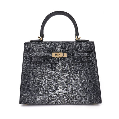 Stingray leather bag ladies genuine leather shoulder bag handbag crossbody bag goes with anything