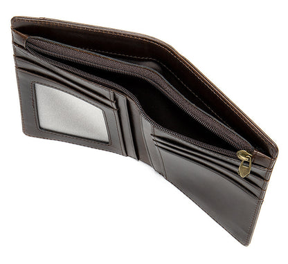 Men's Wallet Cow Leather Genuine Leather Separable Men's Wallet Card Bag 