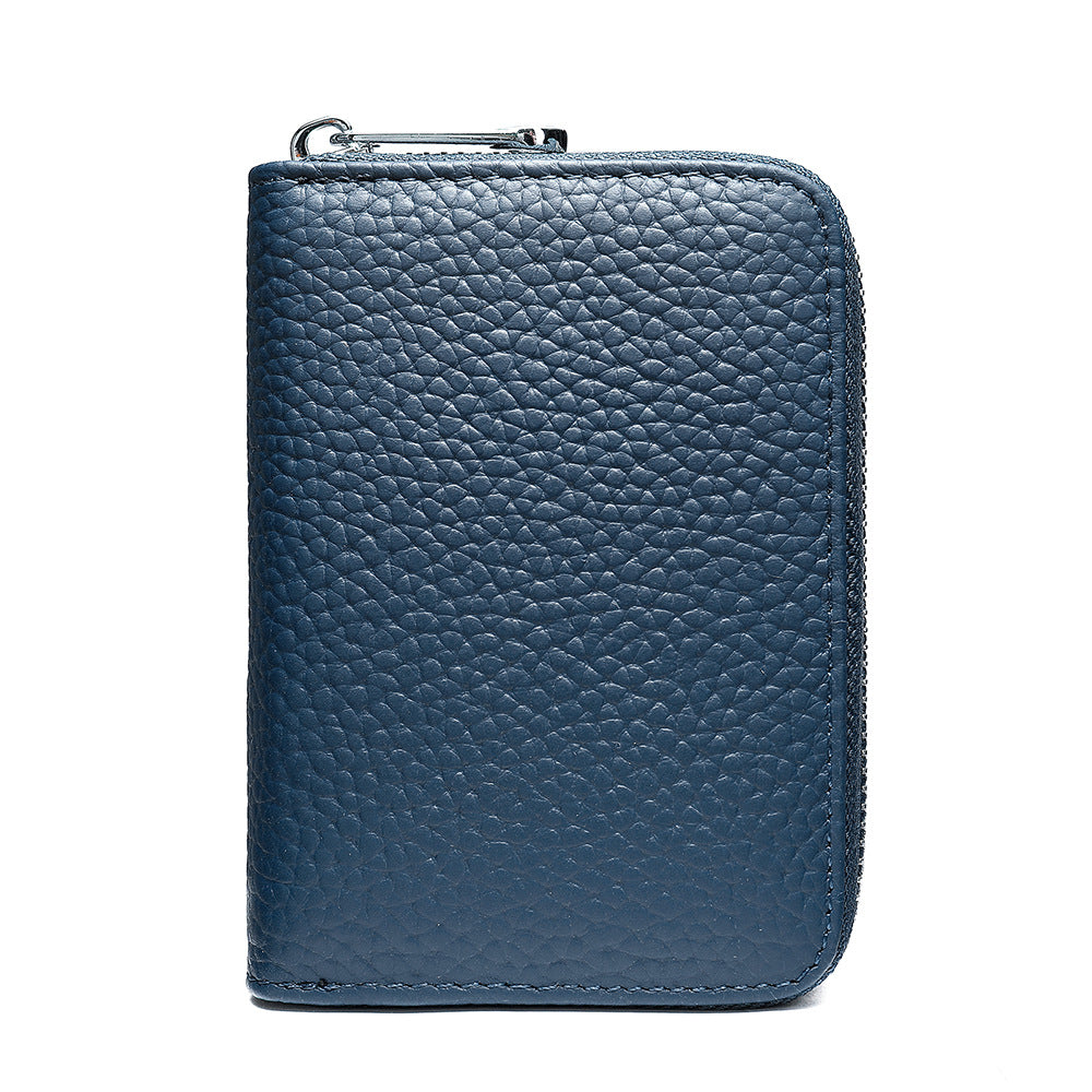 Men's wallet cowhide anti-theft brush coin purse card bag multifunctional men's wallet handbag 