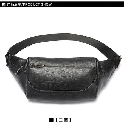 Men's Waist Bag Sports Fashion Casual Commuting Bust Bag Shoulder Bag 