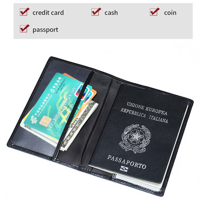 Men's short wallet made of genuine cowhide leather business multi-functional men's wallet card bag 