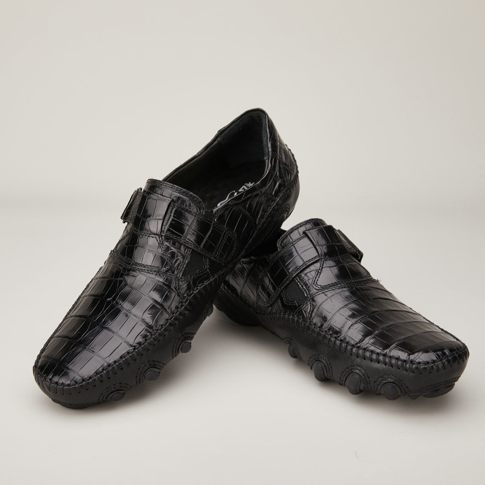 New Crocodile Belly Skin Men's Shoes Genuine Leather Moccasins Men's Leather Shoes 