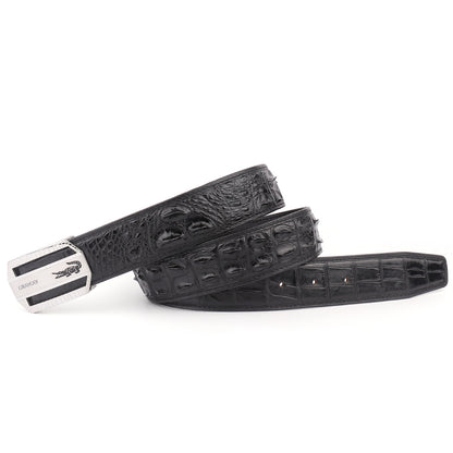 Men's Belt Siamese Crocodile Skin Genuine Leather Unjointed Casual Men's Belt 