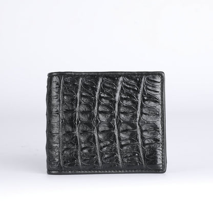 Crocodile Skin Short Wallet Genuine Leather Fashion Business Casual Coin Purse Wallet 