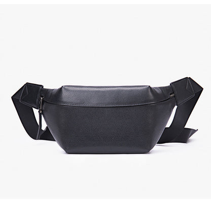 Men's bust bag Genuine cowhide leather casual sports crossbody bag for men Shoulder bag 