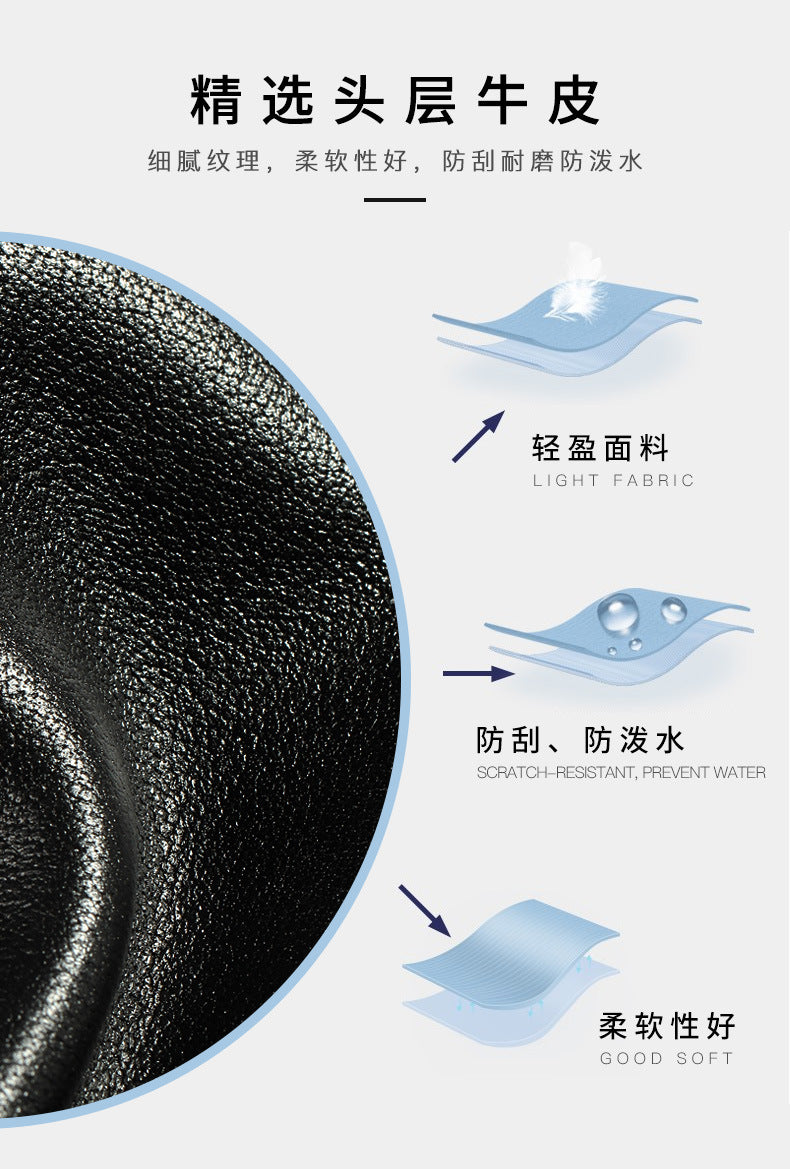 Men's Handbag Handbag Made of Genuine Cowhide Leather High Quality Computer Bag Men's Business Briefcase 